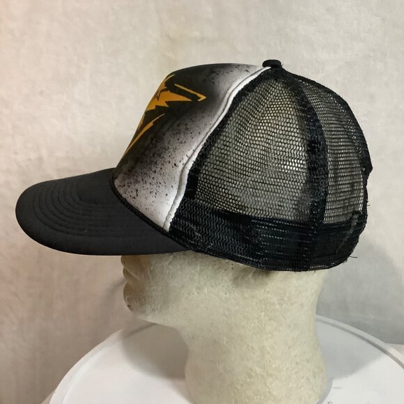 Pokémon Go Airbrush Look Black Yellow Trucker Hat Adjustable 6 Panel OS - Picture 3 of 6